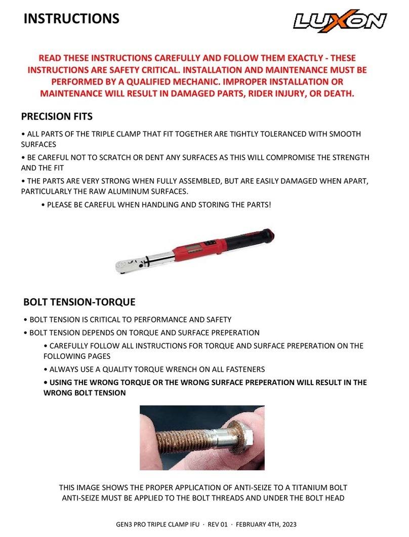 LUXON GEN3 PRO instructions