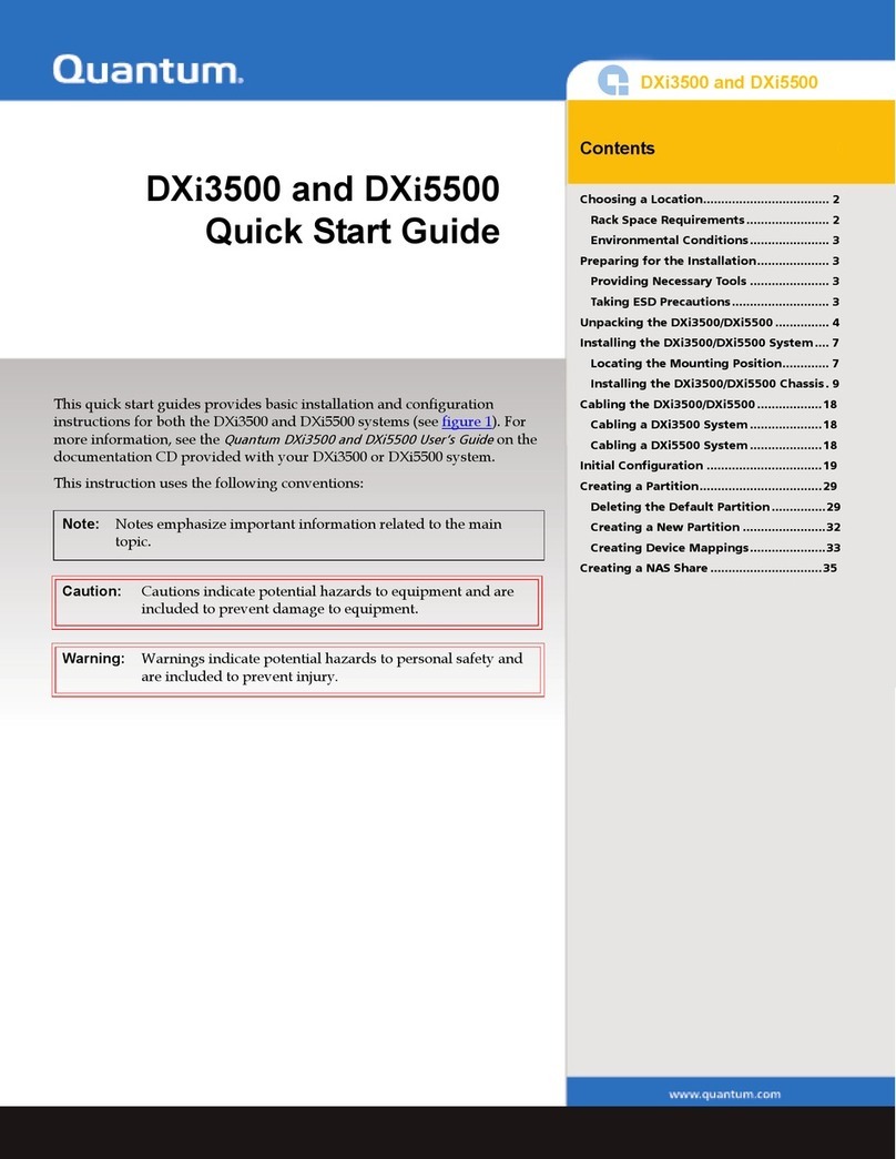 Quantum DXi3500 User manual