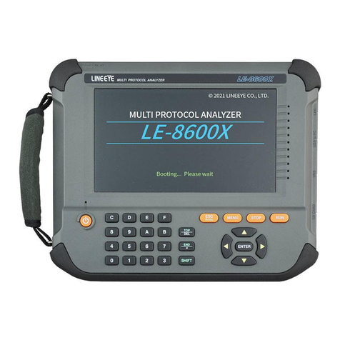 LineEye LE-8600XR User manual