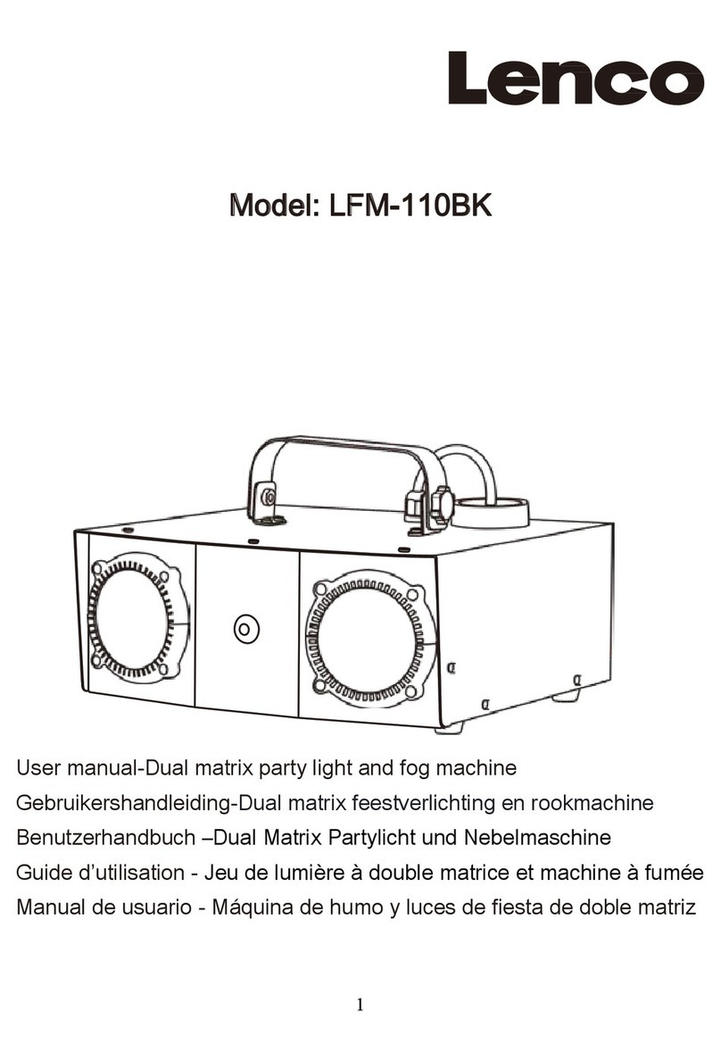 LENCO LFM-110BK user manual