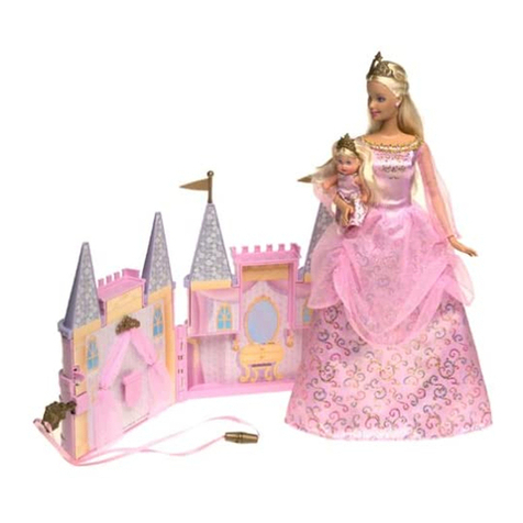 Mattel Princess Palace Playset Barbie Doll and Krissy... User manual