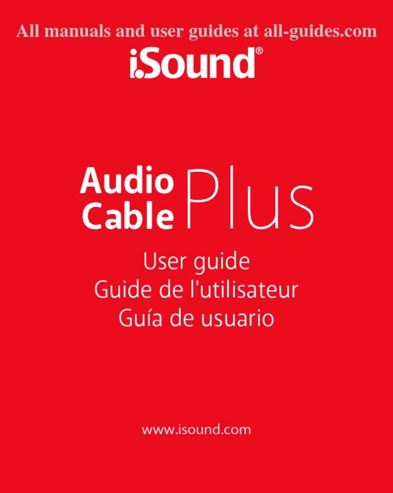 I.SOUND Audio Cable Plus user guide