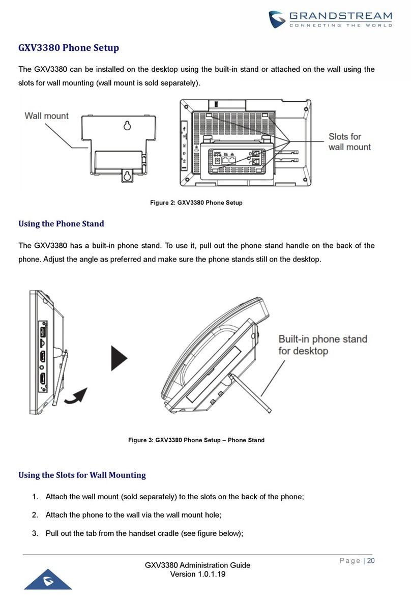 Grandstream Networks GXV3380 Manual