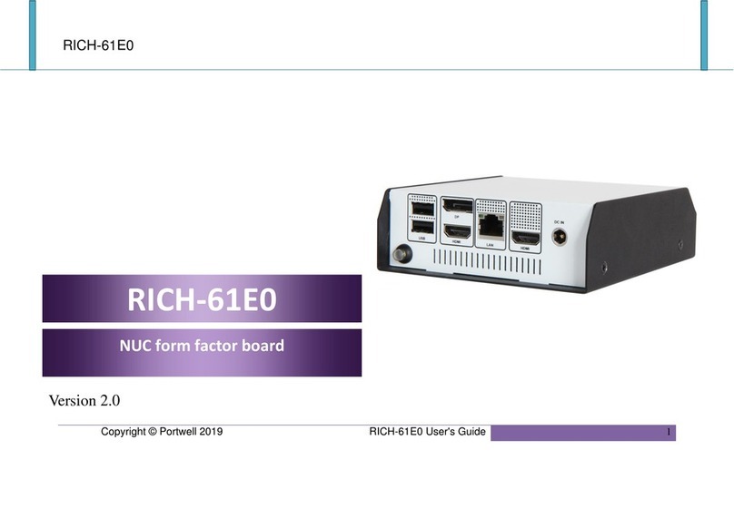 Portwell RICH-61E0 user guide