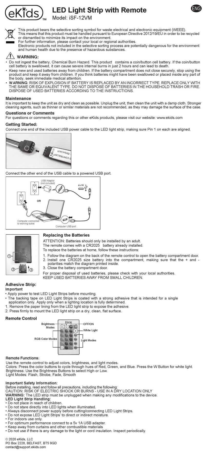KIDdesigns eKids iSF-12VM quick start guide