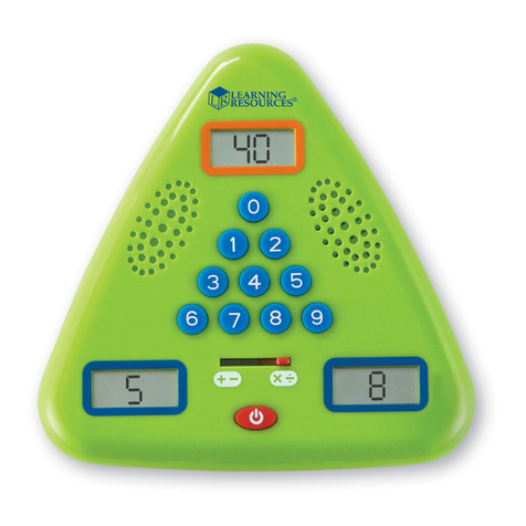 Learning Resources Electronic Flash Card Minute Math Manual