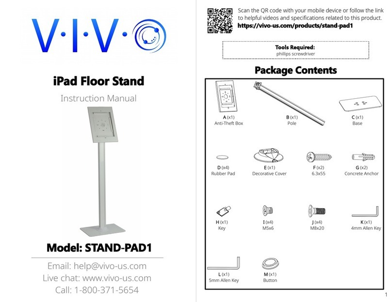 Vivo STAND-PAD1 instruction manual