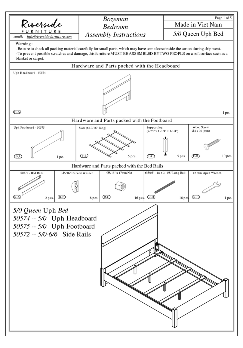 Riverside Furniture 505BR manual