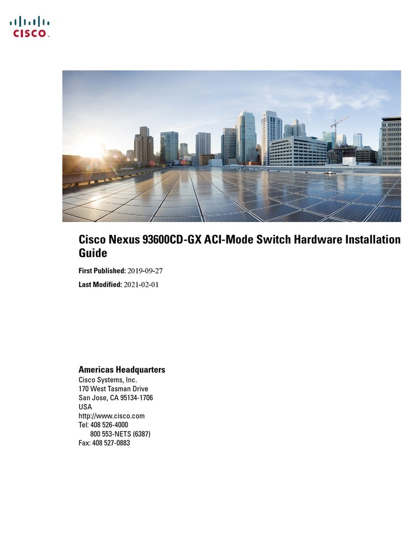 Cisco Nexus 93600CD-GX Hardware installation guide Cisco Nexus 93600CD-GX Hardware installation guide