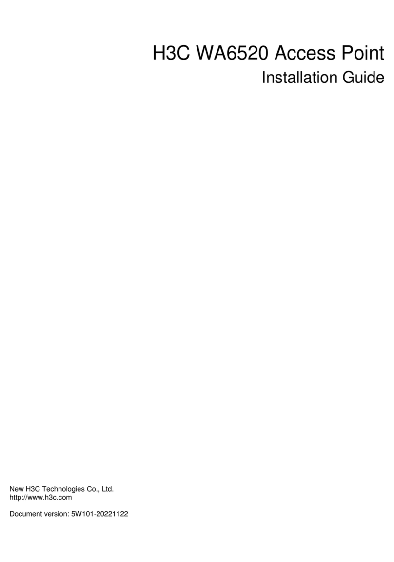 H3C WA6520 installation guide