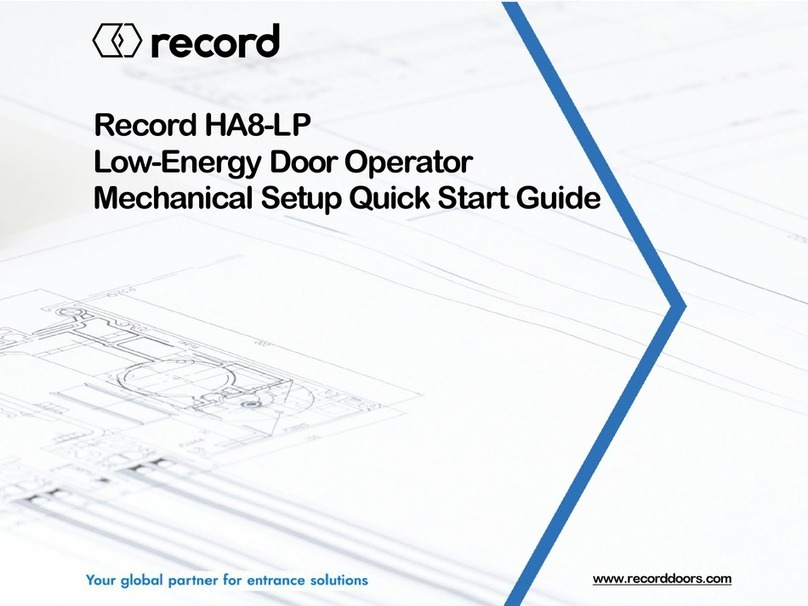 Record HA8-LP Setup & quick start guide