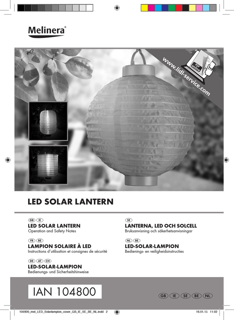 MELINERA 104800 User manual