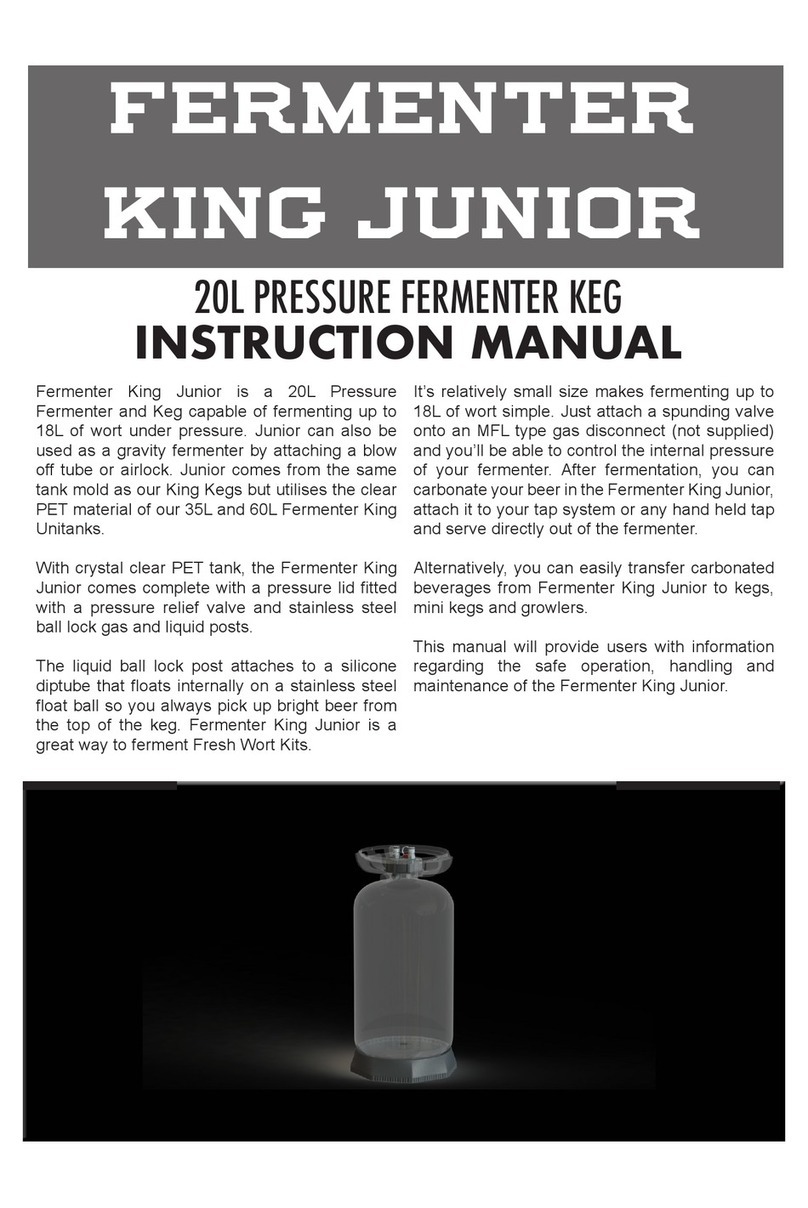 Keg King Fermenter King Junior instruction manual