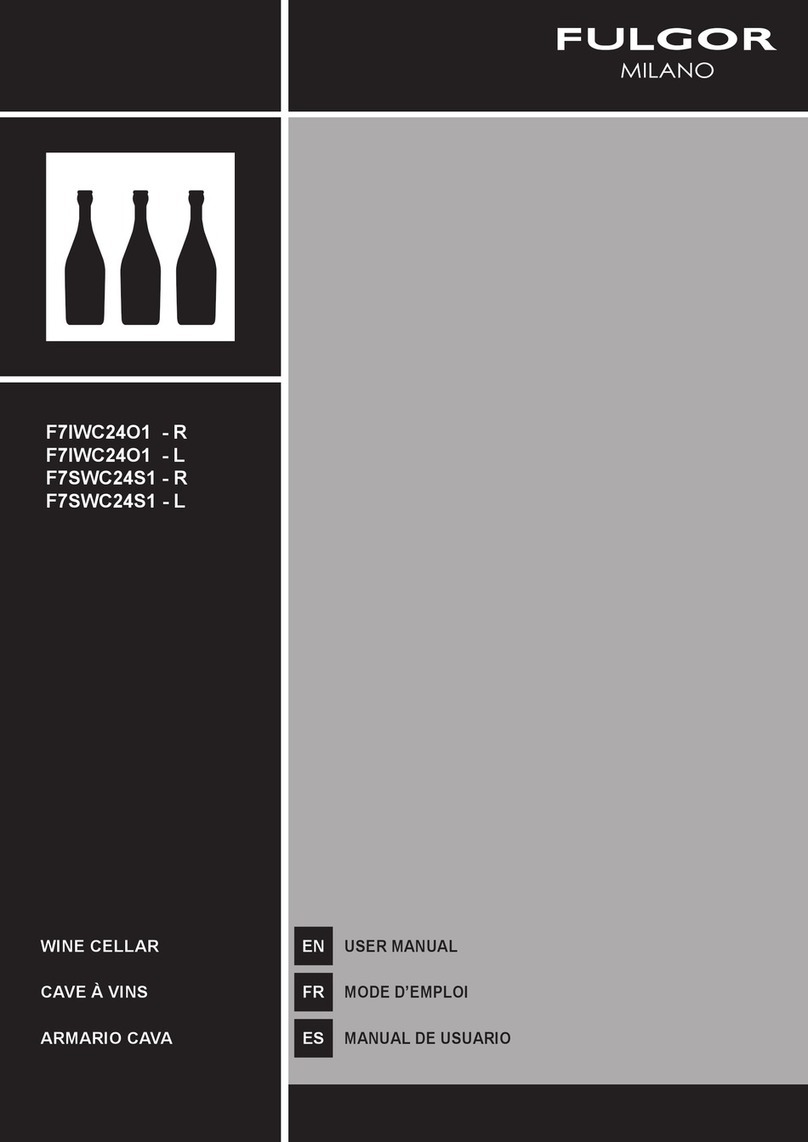 Fulgor Milano F7IWC24O1 User manual