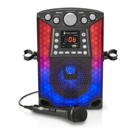 The Singing Machine SML633 User manual