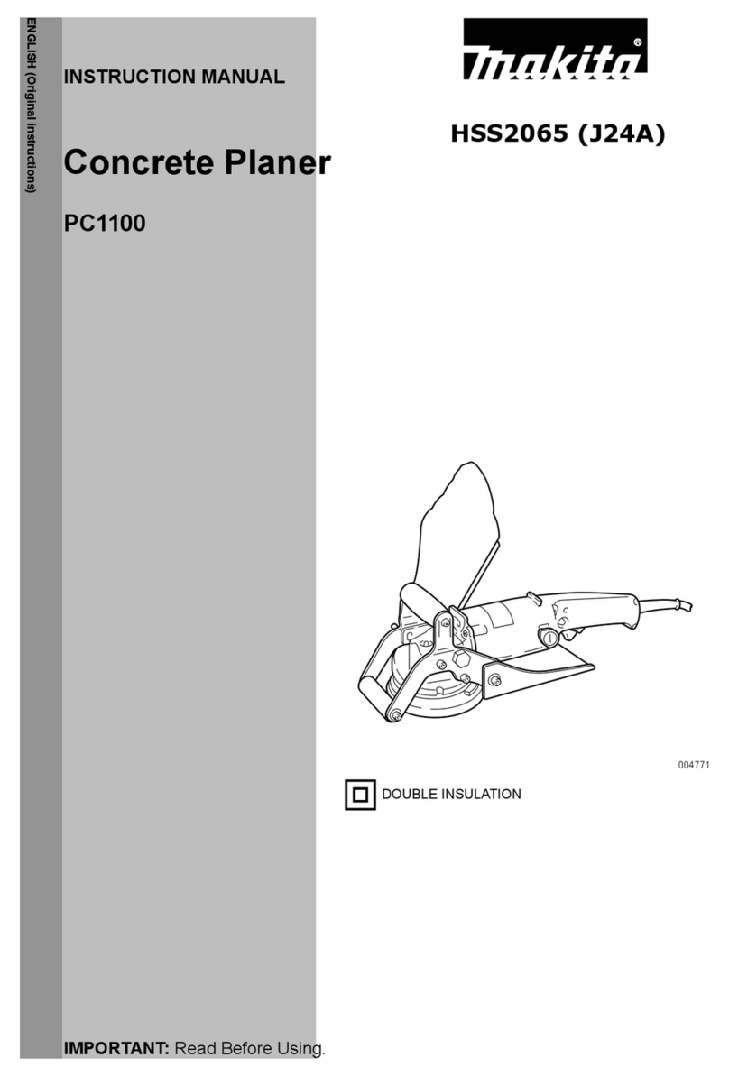 Makita PC1100 instruction manual