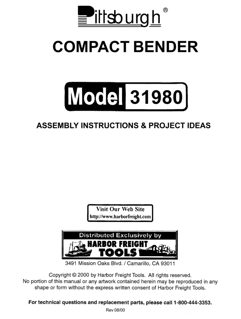 Pittsburgh 31980 Assembly instructions Pittsburgh 31980 Assembly instructions