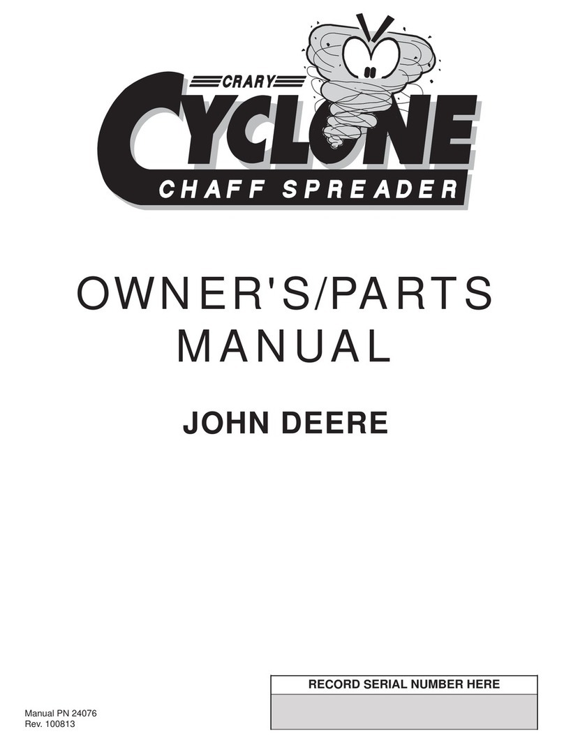 Crary CYCLONE 4400 Owner's & parts manual