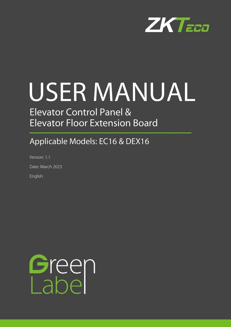 ZKTeco EC16 user manual
