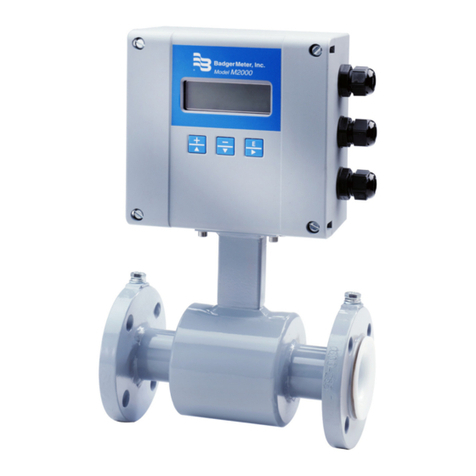 Badger Meter M-series User manual Badger Meter M-series User manual