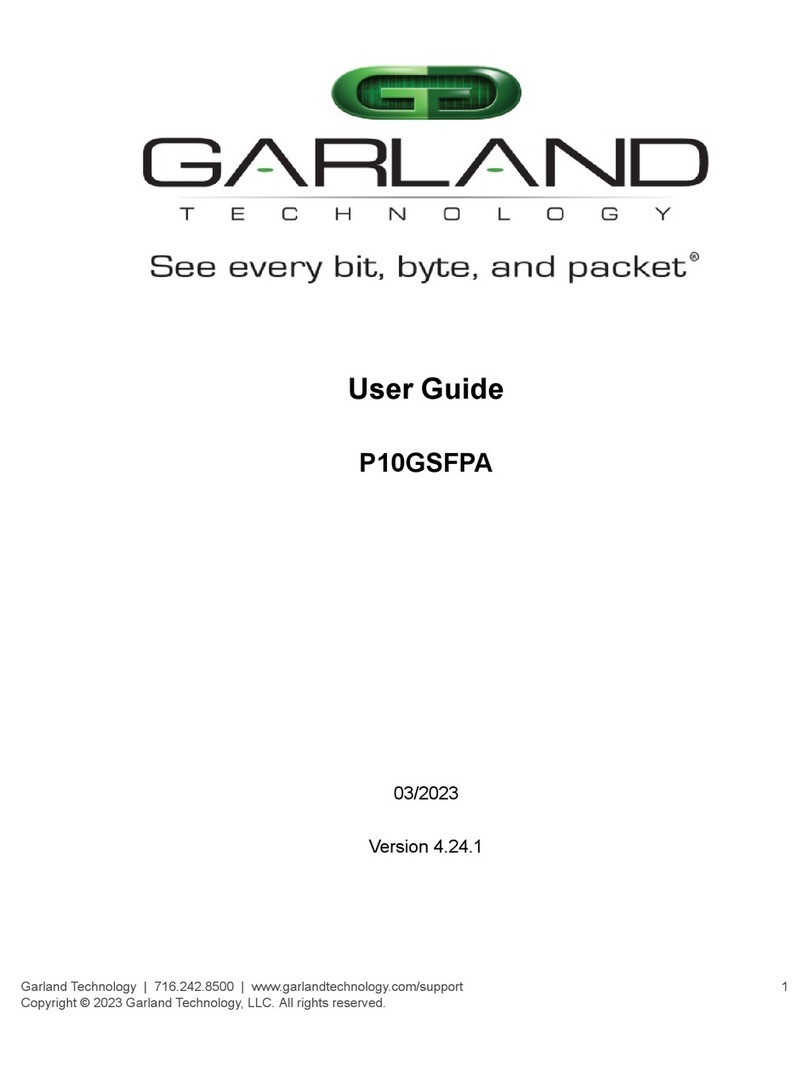 Garland P10GSFPA User manual