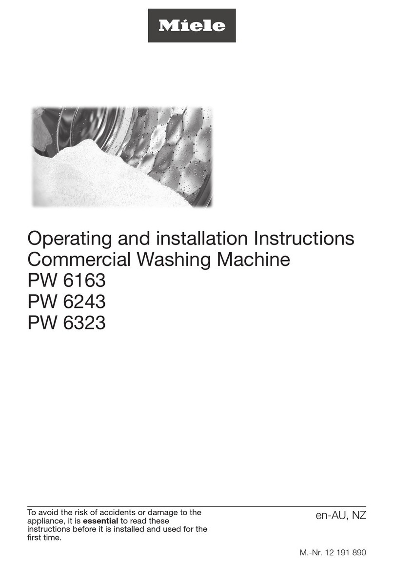 Miele PW 6163 User manual