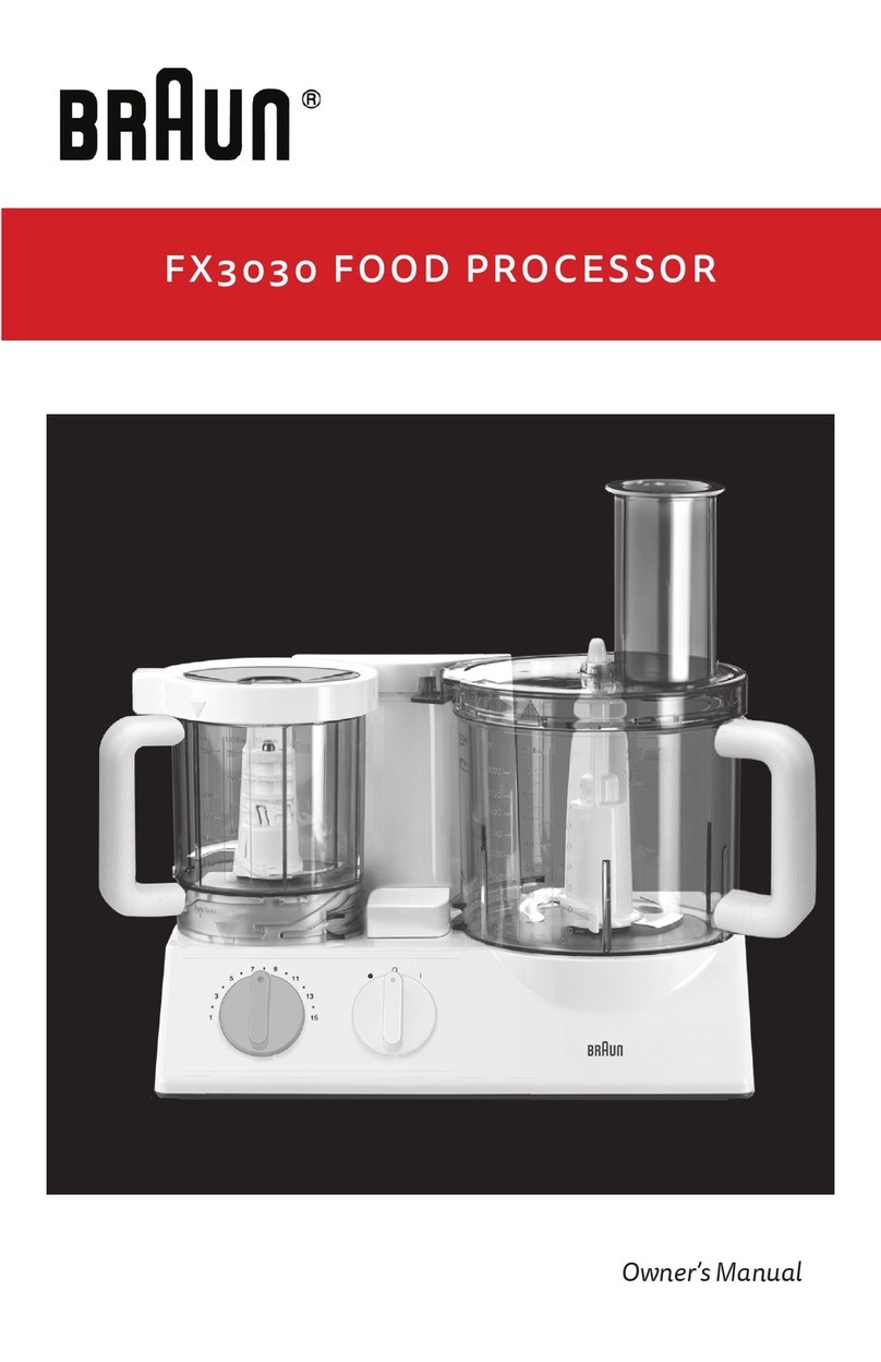 Braun FX 3030 User manual