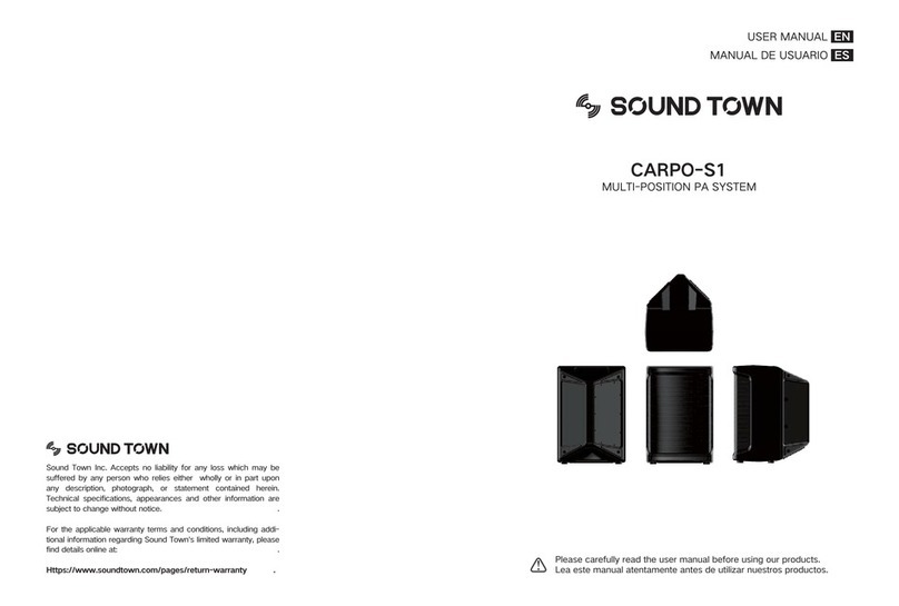 Sound Town CARPO-S1 user manual