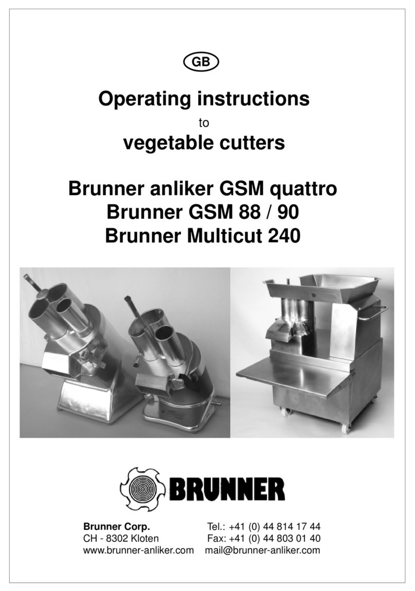 Brunner GSM 88 operating instructions
