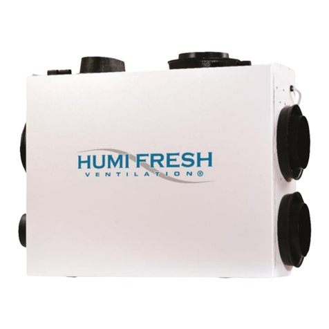 ClairiTech Innovations HumiFresh Hybrid 200 Installation & owner's manual