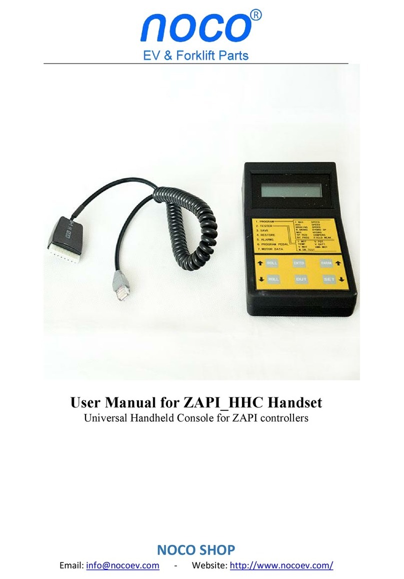 NOCO Genius ZAPI HHC user manual