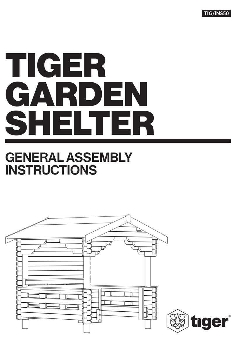 Tiger GARDEN SHELTER User manual