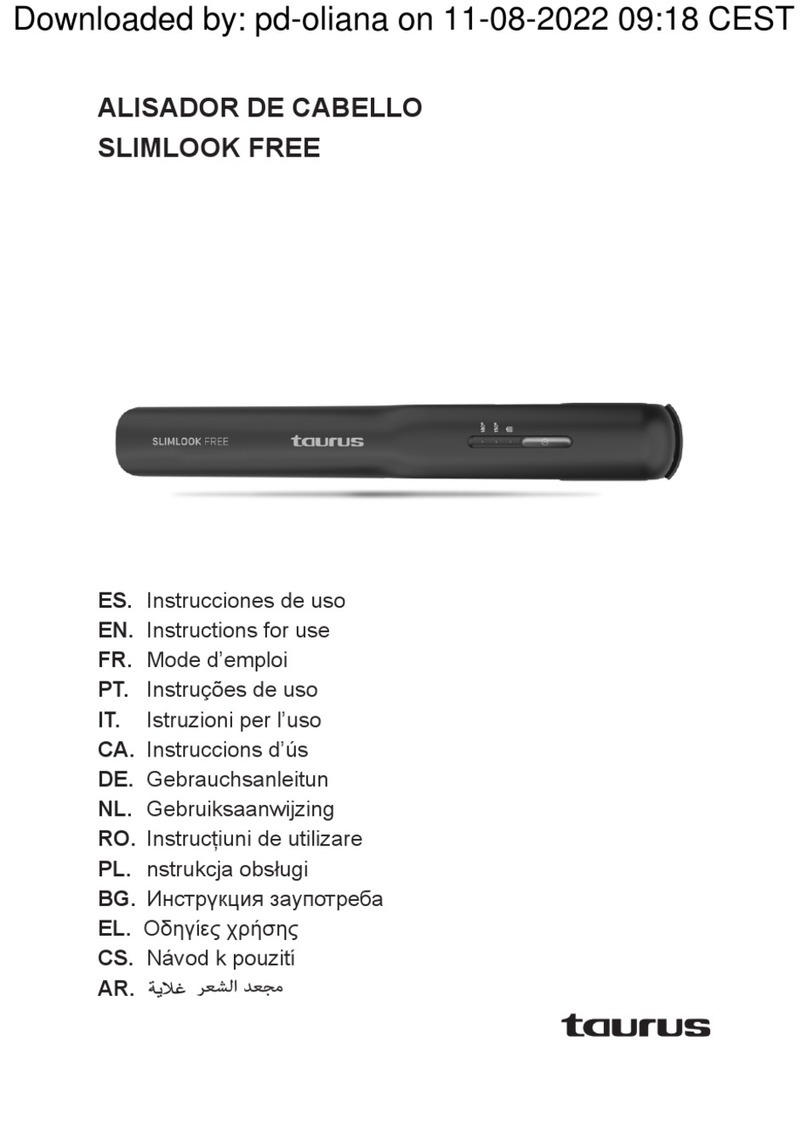 Taurus SLIMLOOK FREE Instructions for use Taurus SLIMLOOK FREE Instructions for use