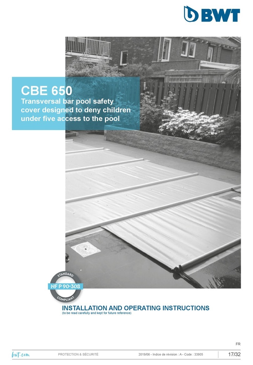 BWT CBE 650 Installation and operating instructions