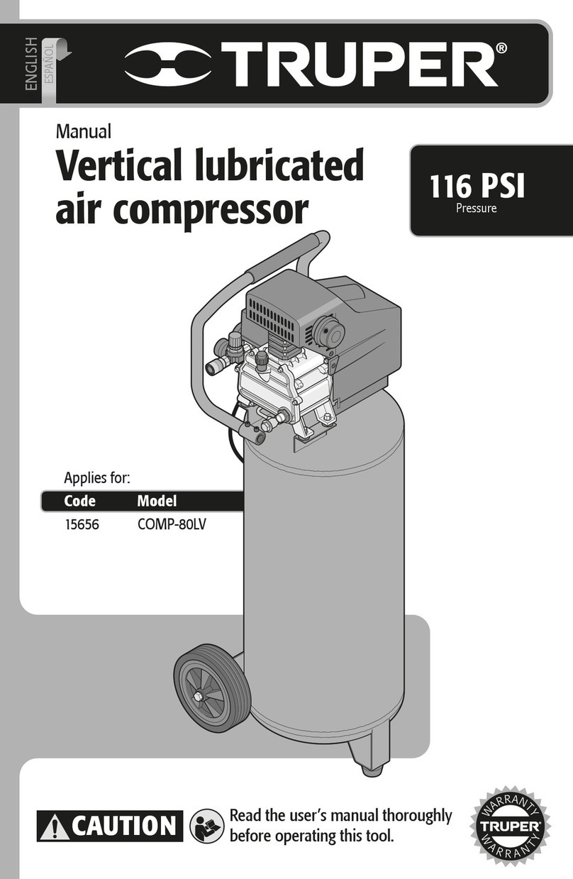 Truper COMP-80LV User manual