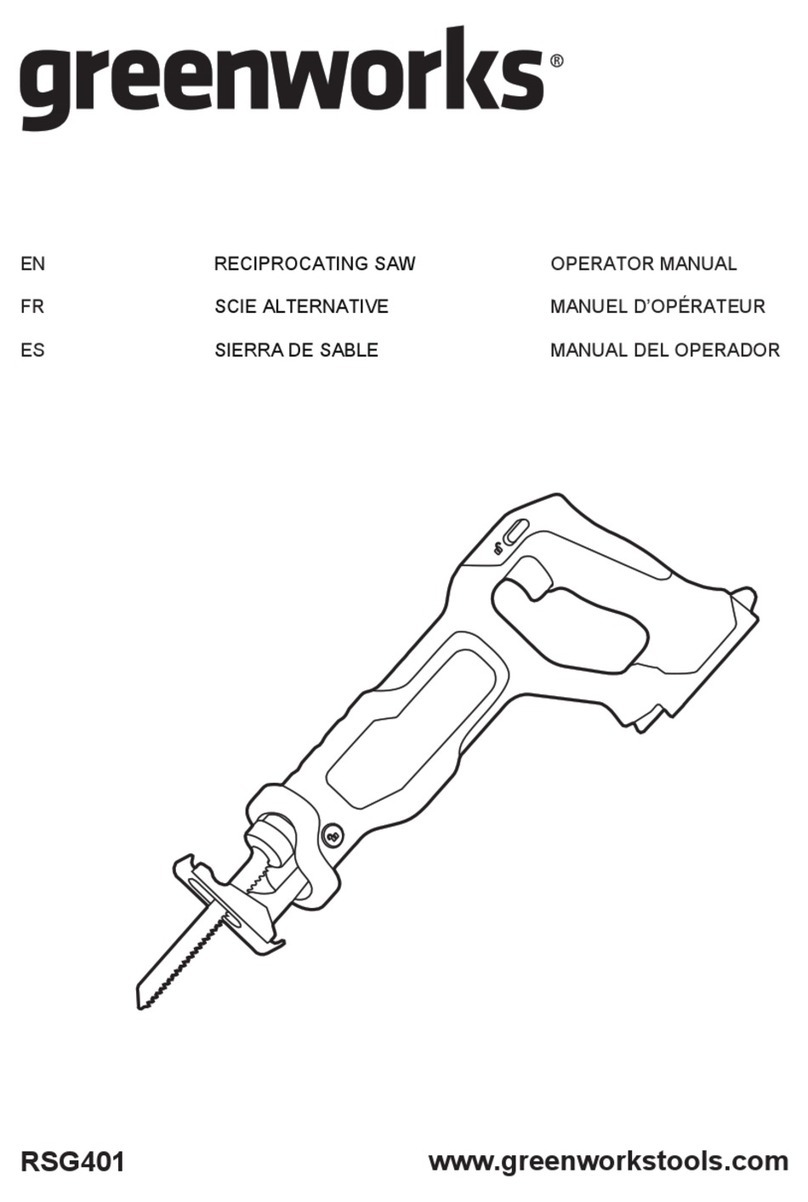 GreenWorks RSG401 Operator's manual