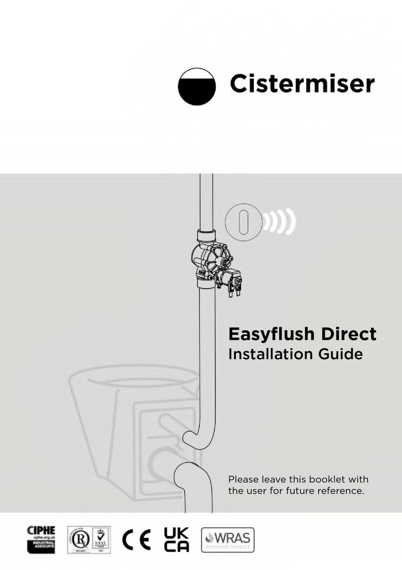 Cistermiser Easyflush Direct installation guide