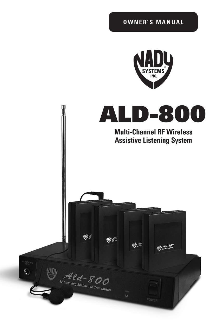 Nady Systems ALD-800 User manual