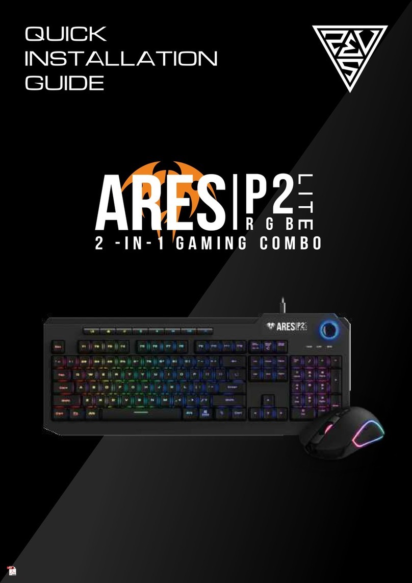 GAMDIAS ARES P2 LITE Quick installation guide