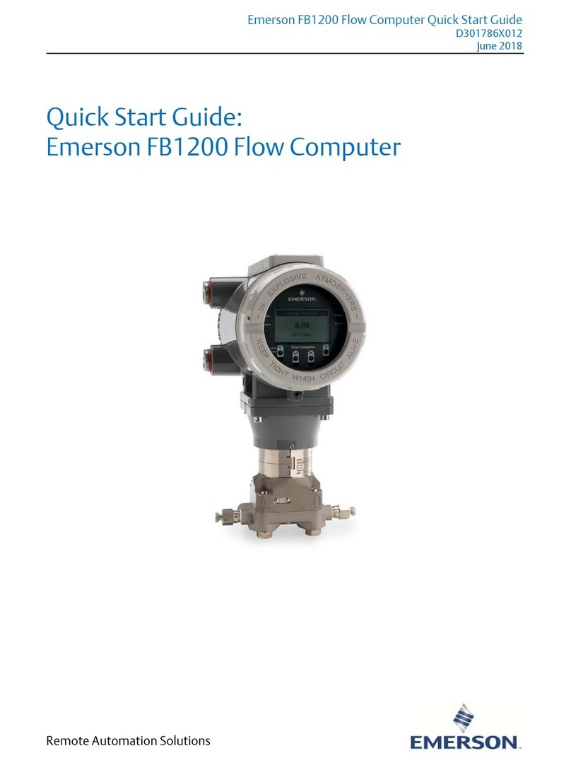Emerson FB1200 User manual