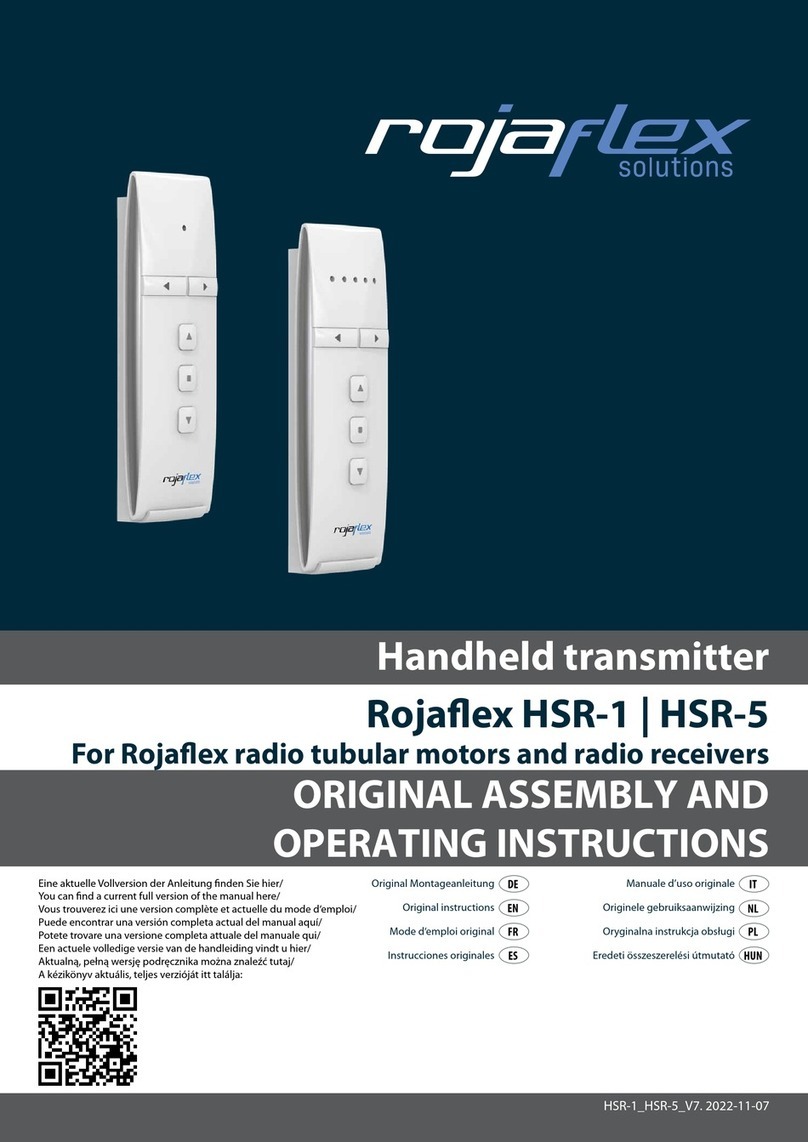 rojaflex HSR-1 Original assembly and operating instructions