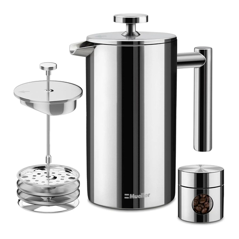 Mueller FRENCH PRESS MU-SSHYDPRESS User manual