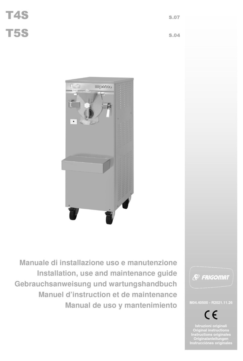 Frigomat T4S Series Installation and operating instructions Frigomat T4S Series Installation and operating instructions