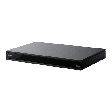 Sony UBP-X800 User manual