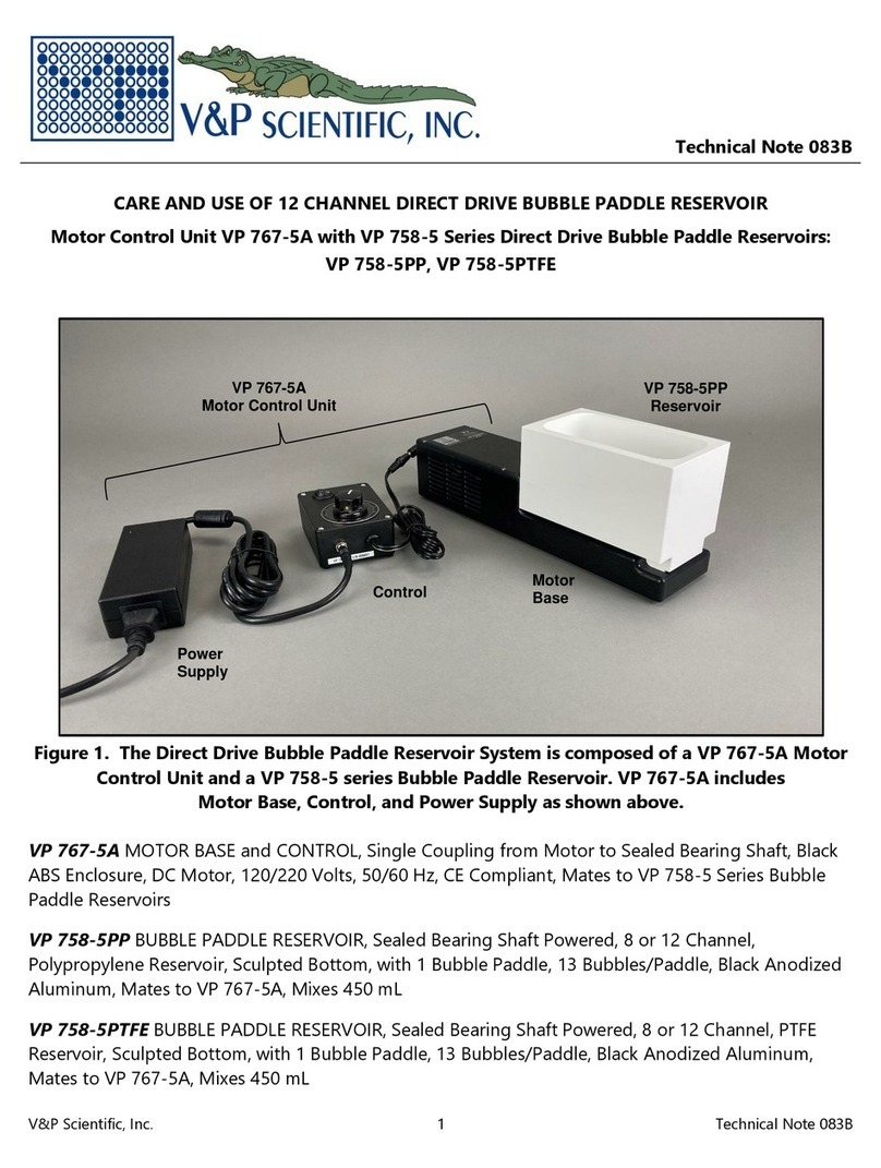 V&P Scientific VP 767-5A Series Technical notes