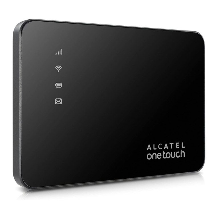 Alcatel onetouch link 4G y858 User manual Alcatel onetouch link 4G y858 User manual