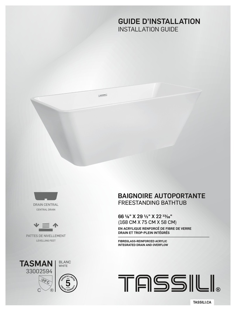 TASSILI TASMAN 33002594 installation guide TASSILI TASMAN 33002594 installation guide