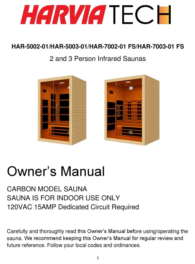 Harvia HAR-5002-01 User manual Harvia HAR-5002-01 User manual