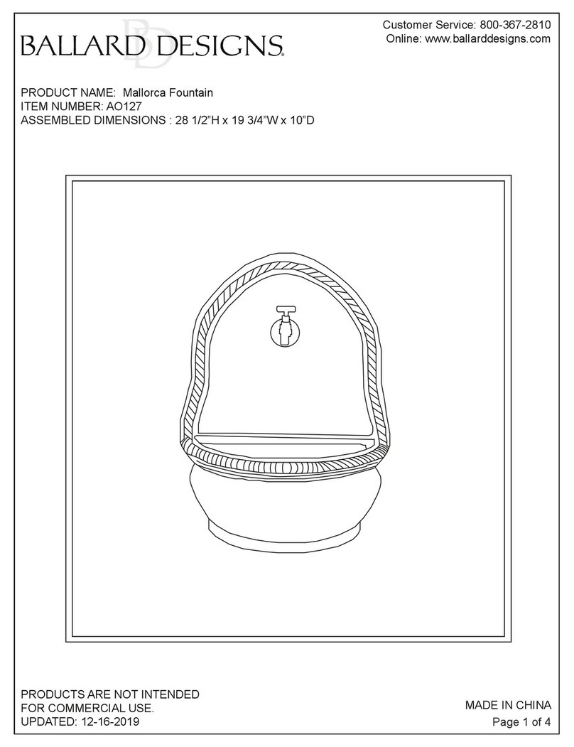 Ballard Designs Mallorca AO127 User manual