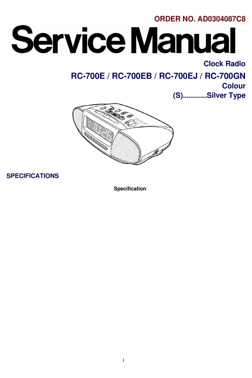 Panasonic RC-700E User manual